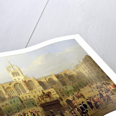 The Parliament Close and Public Figures of Edinburgh, about the End of the 18th Century by Wilkie Nasmyth & Stanfield Roberts