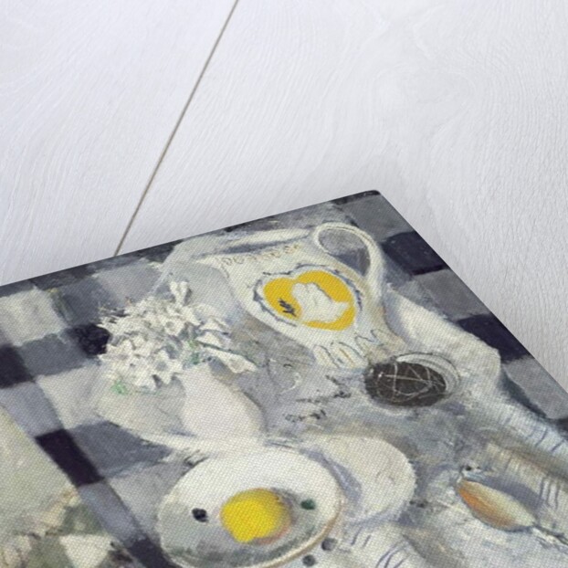 Black and White Checks by Anne Redpath