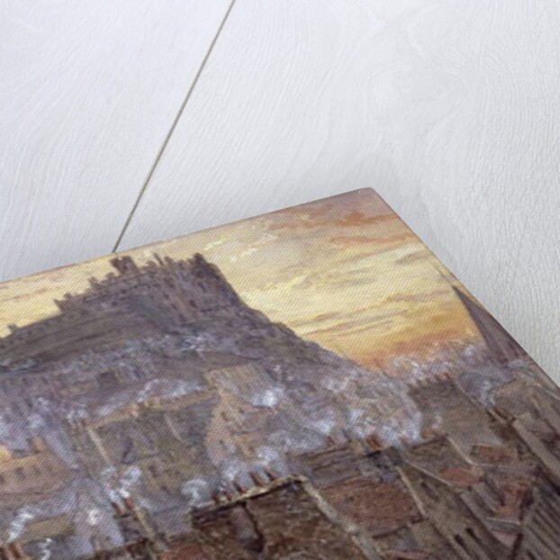 Edinburgh Castle from George IV Bridge by Jane Stewart Smith