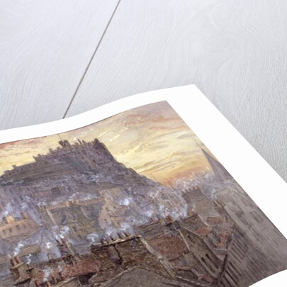 Edinburgh Castle from George IV Bridge by Jane Stewart Smith