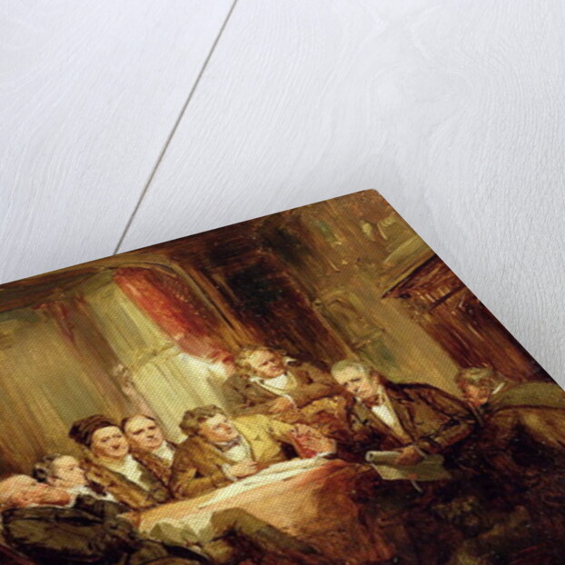 Sir Walter Scott and his Literary Friends at Abbotsford by Thomas Faed