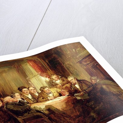 Sir Walter Scott and his Literary Friends at Abbotsford by Thomas Faed