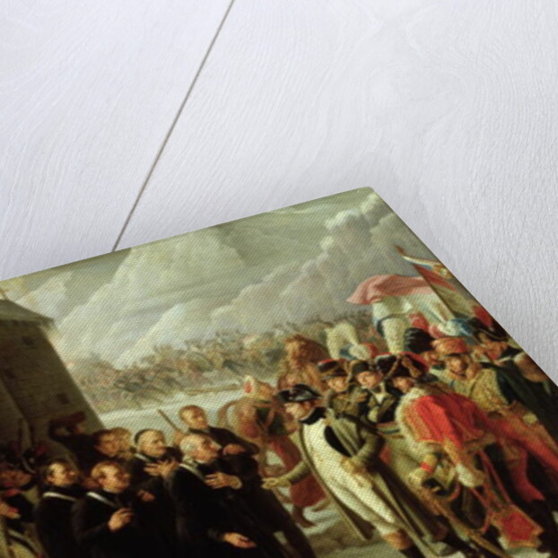 The First Consul Visiting the Hospice of Mont Saint-Bernard, 20th May 1800, 1810 by Charles-Jacques Lebel