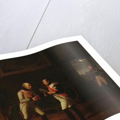 Meeting of Napoleon Bonaparte and Archduke Charles of Austria at Stammersdorf, 17th December 1808 by Marie Nicolas Ponce-Camus