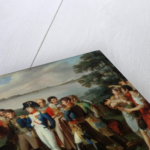 Napoleon Orders the River Danube to be Bridged at Ebersdorf in order to Reach the Island of Lobau on 19th May 1809 by Lodovico Venuti