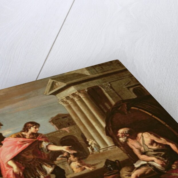 Alexander the Great Visiting Diogenes in Athens by Sebastiano Ricci