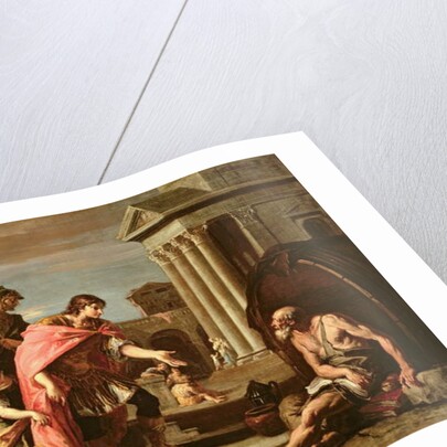 Alexander the Great Visiting Diogenes in Athens by Sebastiano Ricci