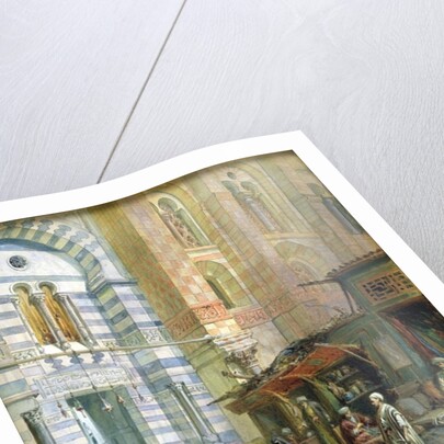 The Maristan or Mosque-Hospital of Kalaun, Cairo, 1882 by William 'Crimea' Simpson