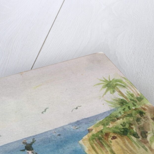 Exotic landscape by George Sand