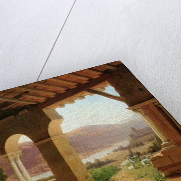 Joan of Arc Consulting with the Hermit, on the Mission she has to Accomplish, at the Hermitage of Vaucouleurs, 1819 by Francois Richard (1777-1852) Fleury