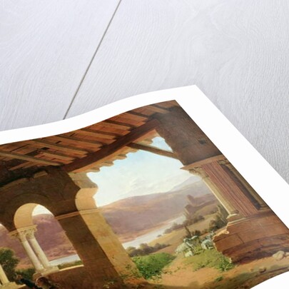 Joan of Arc Consulting with the Hermit, on the Mission she has to Accomplish, at the Hermitage of Vaucouleurs, 1819 by Francois Richard (1777-1852) Fleury