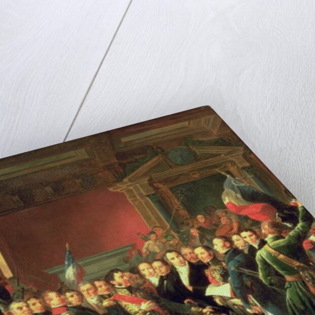The Reading of the Declaration of Deputies, 1830 by Francois Pascal Simon Baron Gerard