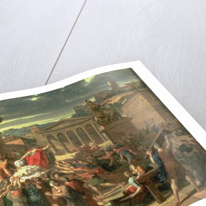 The Death of Caesar by Guillaume Lethiere