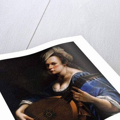 Self-Portrait as a Lute Player, c.1615-18 by Artemisia Gentileschi
