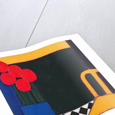 Tulips and Yellow Chair, 2002 by Eithne Donne