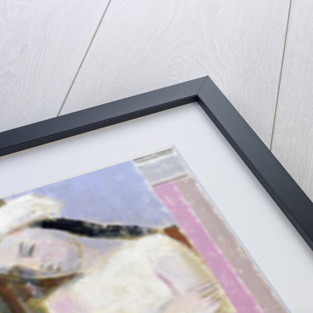 Antoinette and a detail from Balthus, 1994 by Endre Roder