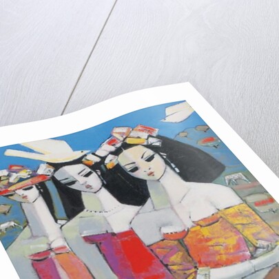 Two White Birds by Endre Roder