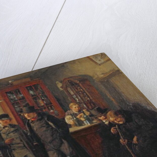 Peasants in the Pub by Oskar Hoffmann