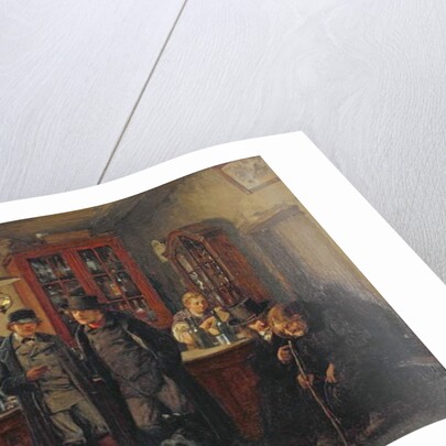 Peasants in the Pub by Oskar Hoffmann