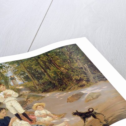 Artist's Family, 1880s by Ernst Friedrich von Liphardt