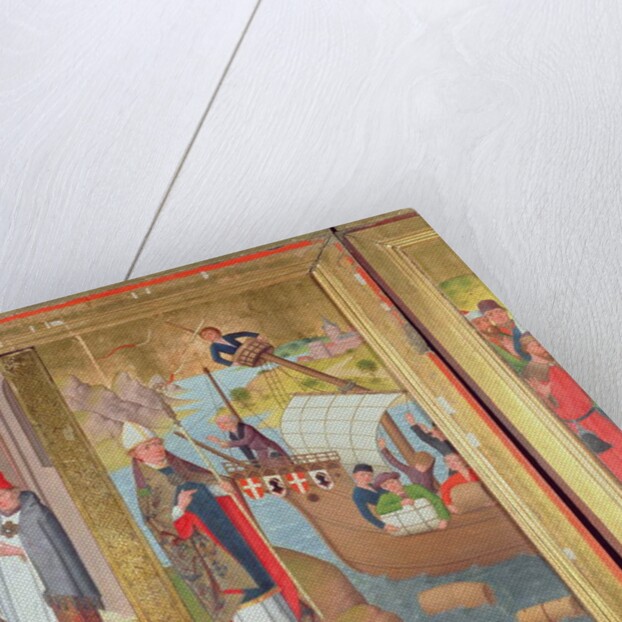 St. Nicholas saving a ship by Hermen Rode