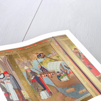 St. Nicholas saving a ship by Hermen Rode