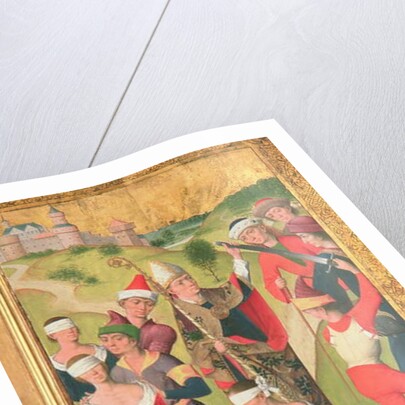 St. Nicholas saving three innocent men from execution by Hermen Rode