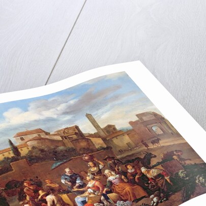 Vegetable Market in Italy by Hendrick Mommers