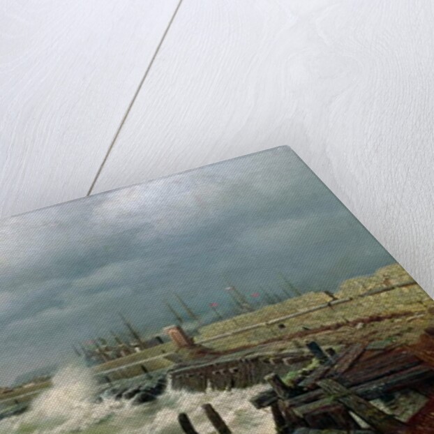 Odessa Pier, 1885 by Rufim Gavrilovitch Sudkovsky