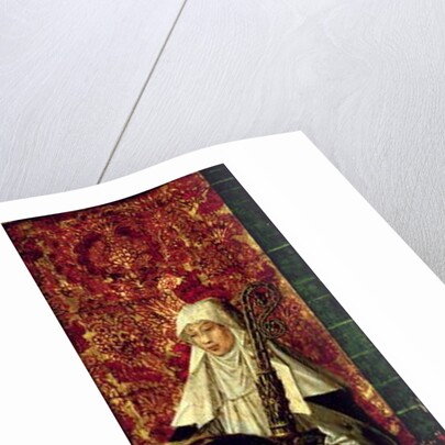 St. Gertrude by Master of the Legend of St. Lucy