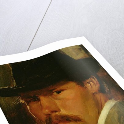 Self Portrait in a Hat, 1900 by Paul Raud