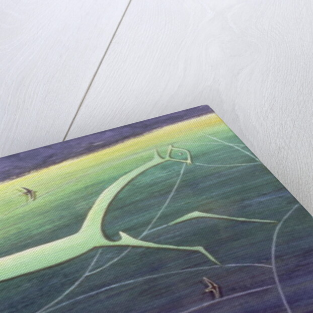 White Horse Hill, Uffington, 1992 by Evangeline Dickson