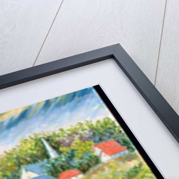 Farm with Sheep, Les Eboullement by Patricia Eyre