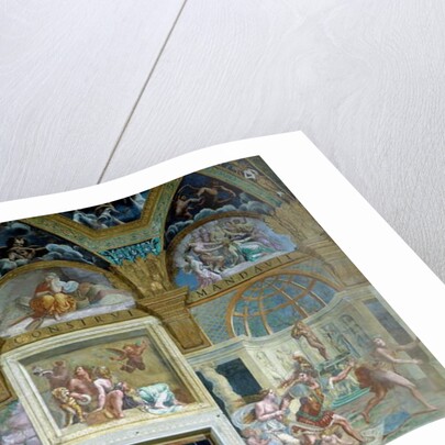 Depictions of the Divine Loves, Sala di Psiche, 1525-35 by Giulio Romano