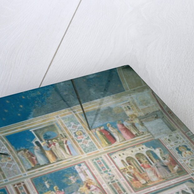 View of the frescoes on the left wall, c.1303-05 by Giotto (c.1266-1337)