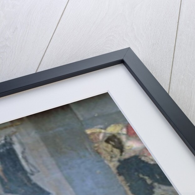 Effects of Good Government in the City, detail of a merchant and craftsmen in the shoemaker's shop, 1338-40 by Ambrogio Lorenzetti