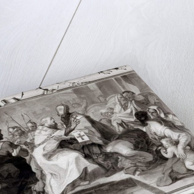 The Meeting of St. Ignatius of Antioch and St. Polycarp of Smyrna by Giacomo Triga