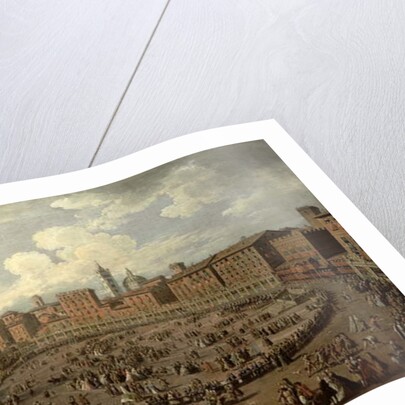 The Palio, Piazza del Campo, Siena by Giuseppe Zocchi