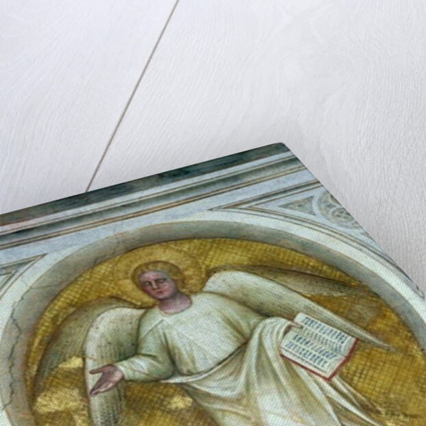 Angel in an oculus, 1360-70 by Giusto di Giovanni de' Menabuoi