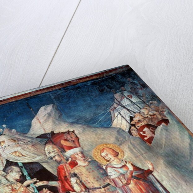 St. Martin Renouncing his Life as a Soldier by Simone Martini