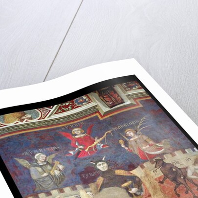 Allegory of Bad Government, detail of Avarice, Pride, Vanity, Tyranny, Fraud and Anger, 1338-40 by Ambrogio Lorenzetti