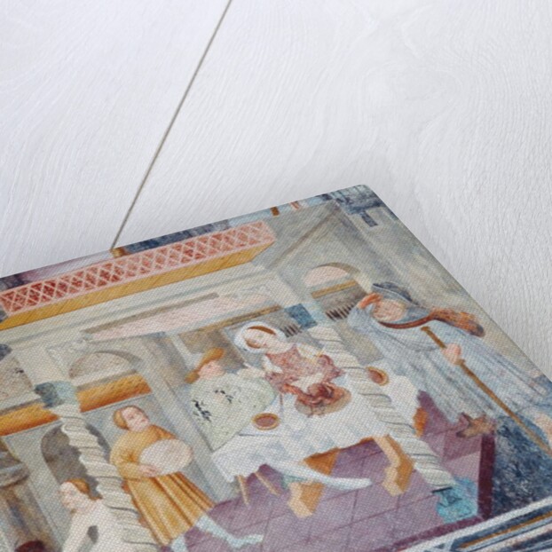 St. James Entering a House during a Meal by Italian School