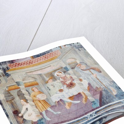 St. James Entering a House during a Meal by Italian School