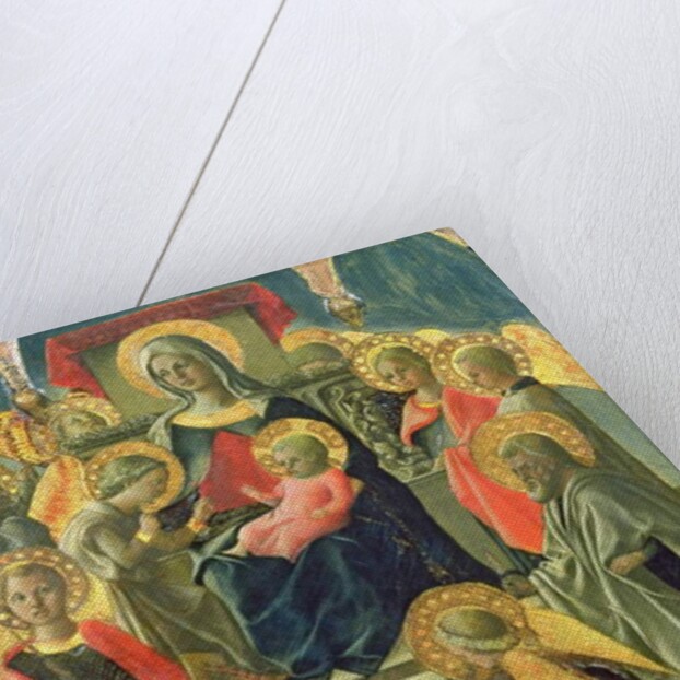 Madonna and Child Enthroned with Angels and Saints by Fra Filippo Lippi