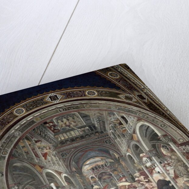 Pope Celestine III Grants Autonomy to the Hospital of Siena, 1442 by Domenico di Bartolo