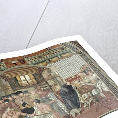 Caring for the Sick, 1440-41 by Domenico di Bartolo