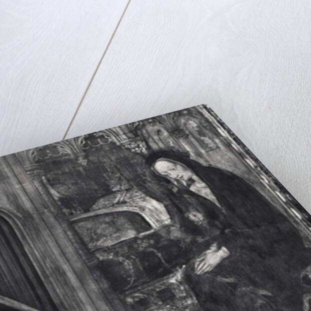 Virgin Mary, detail from the Annunciation by Antonio Pisanello