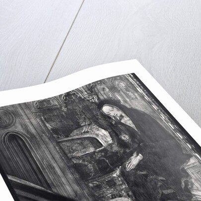 Virgin Mary, detail from the Annunciation by Antonio Pisanello