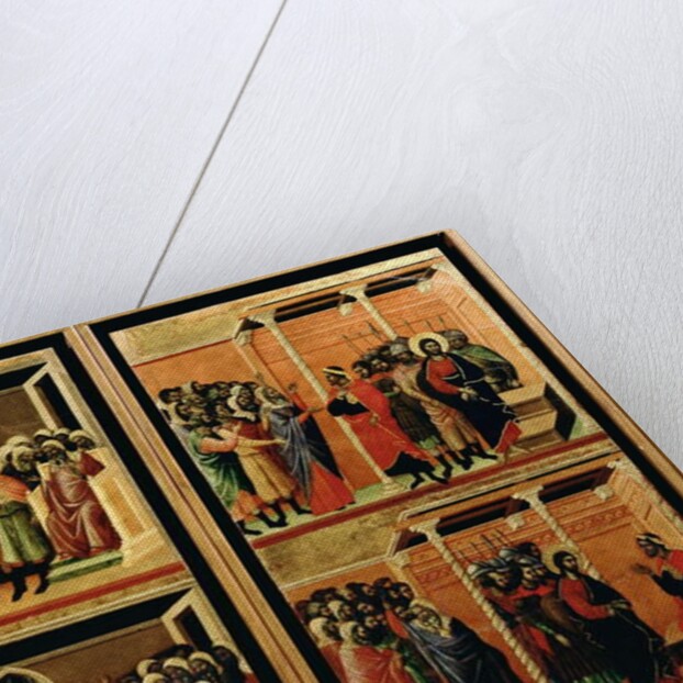 Maesta: eleven scenes from the Passion, 1308-11 by Duccio di Buoninsegna