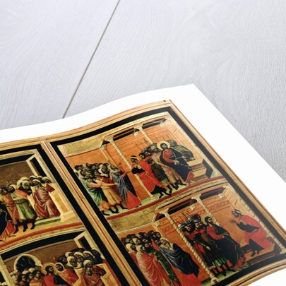 Maesta: eleven scenes from the Passion, 1308-11 by Duccio di Buoninsegna